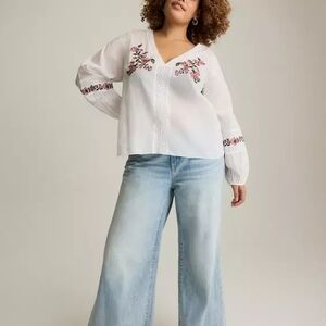 Torrid Festi Light Blue Wide-Leg Women Jeans